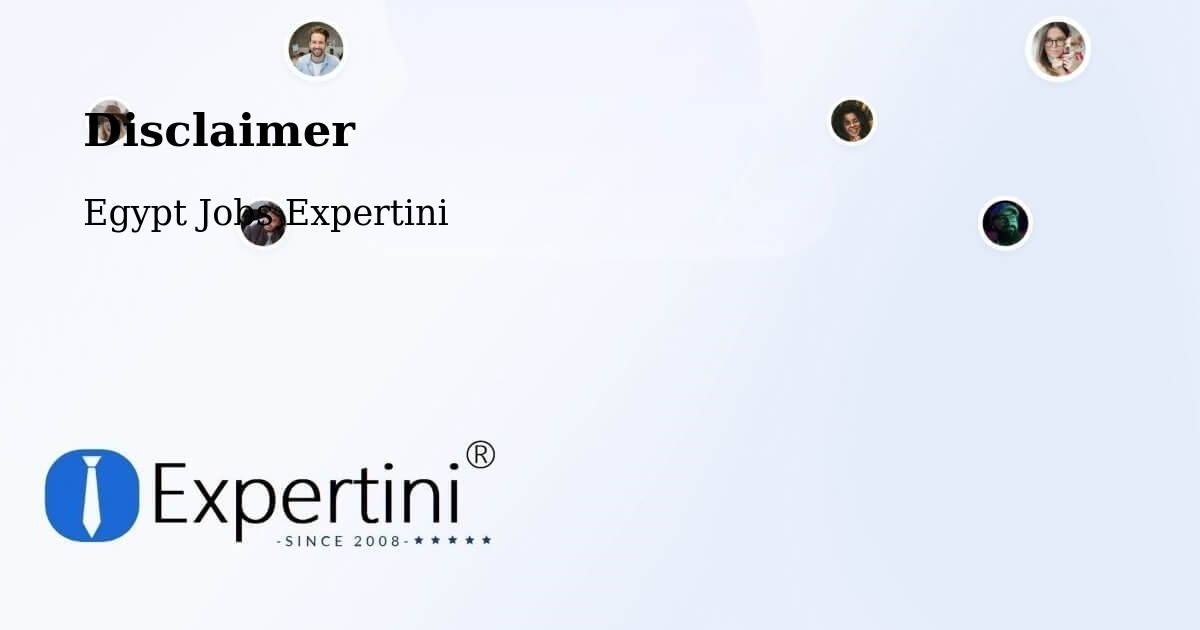 Disclaimer – Agami - Egypt Jobs Expertini