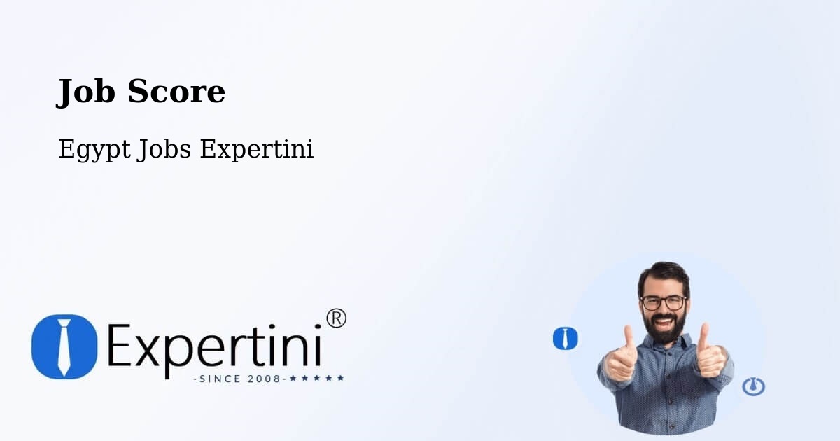 Job Score & Job Description Score Tool – Agami - Egypt Jobs Expertini