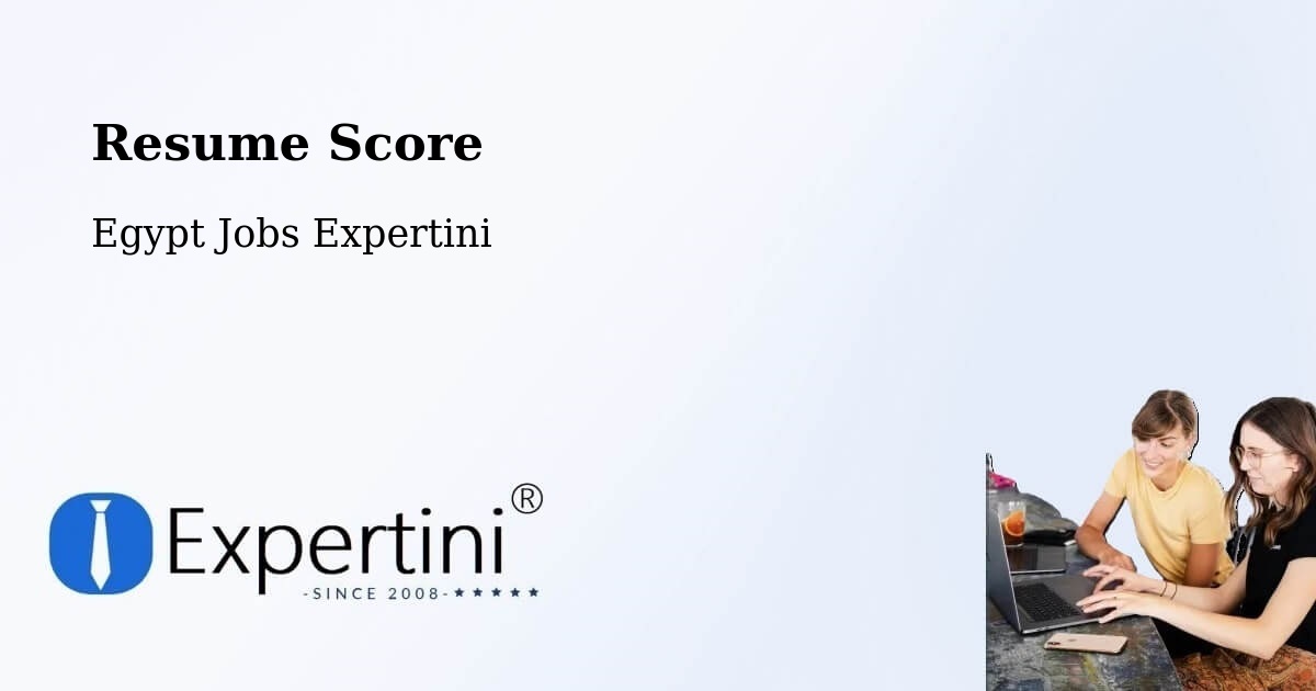 Resume Score & Job Description Match Tool – Agami - Egypt Jobs Expertini